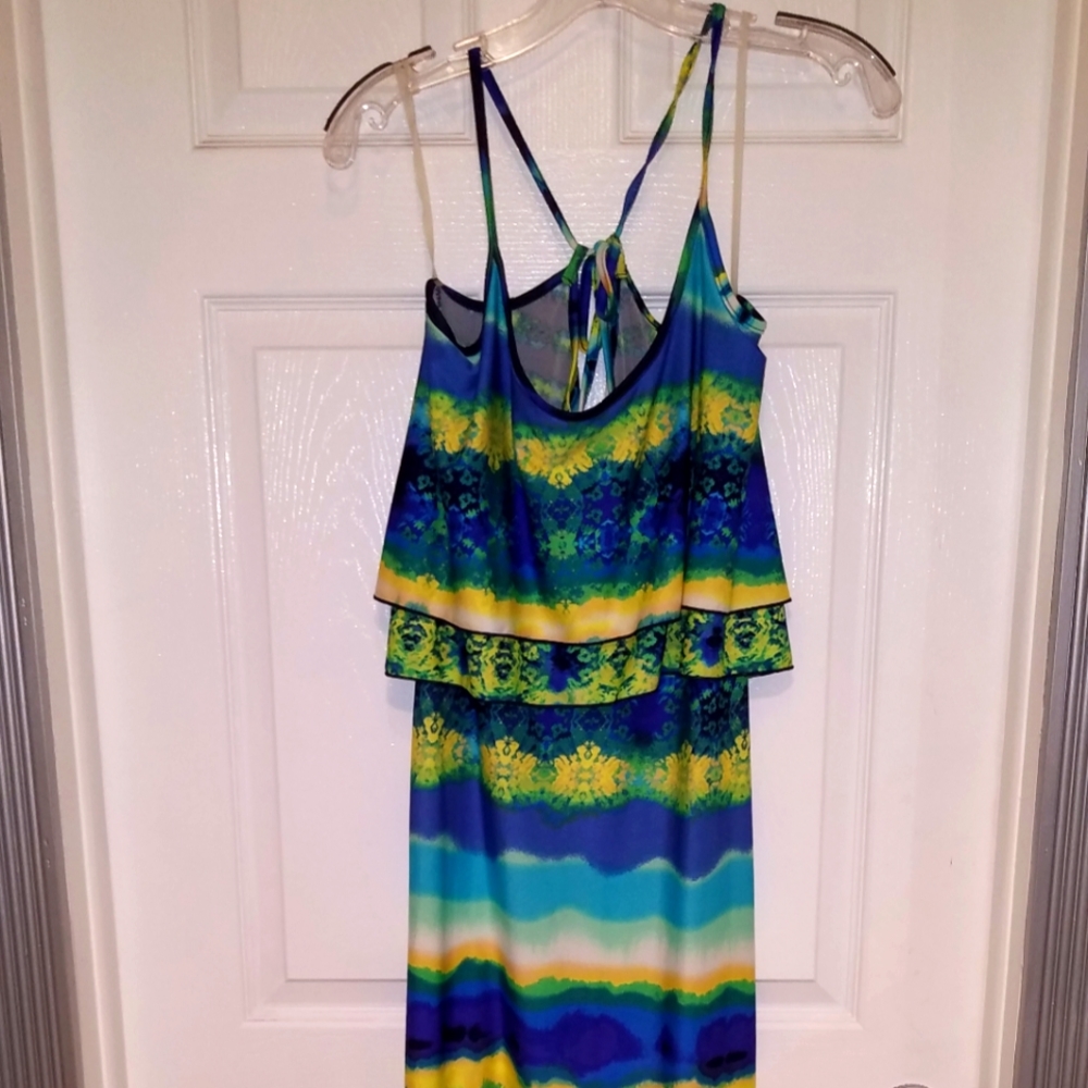 Paper doll long Summer dress